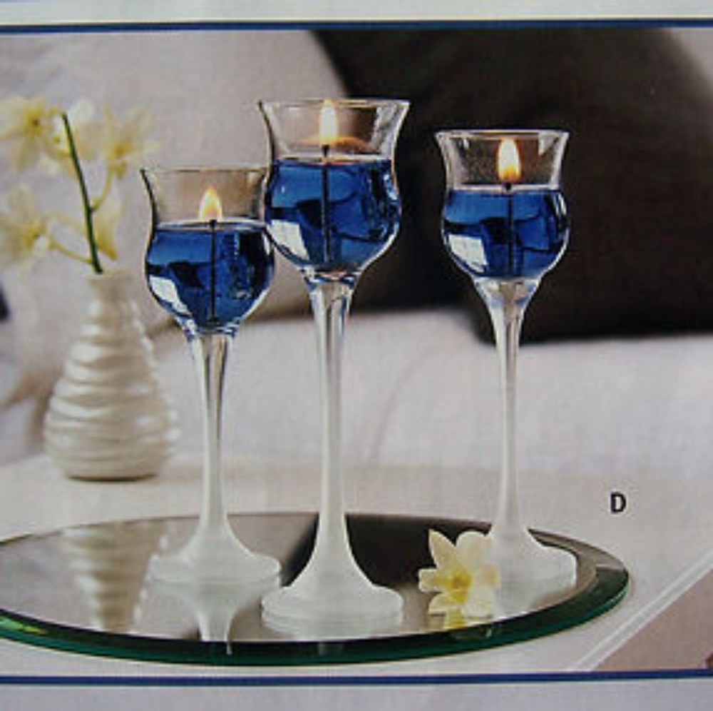 Partylite Iced Crystal Trio-Great Condition